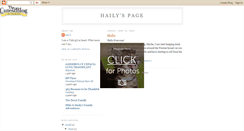 Desktop Screenshot of hailysworld.blogspot.com