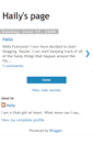 Mobile Screenshot of hailysworld.blogspot.com