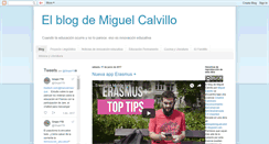 Desktop Screenshot of elblogdemiguelcalvillo.blogspot.com