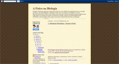 Desktop Screenshot of fisicanabiologia.blogspot.com