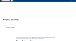 Desktop Screenshot of noticias--internet.blogspot.com