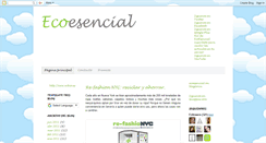 Desktop Screenshot of ecoesencial.blogspot.com