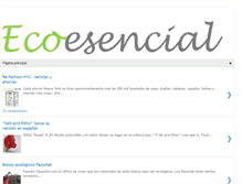 Tablet Screenshot of ecoesencial.blogspot.com