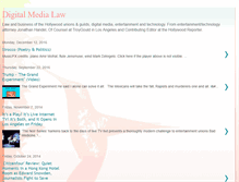 Tablet Screenshot of digitalmedialaw.blogspot.com