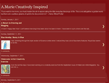 Tablet Screenshot of amarieinspired.blogspot.com