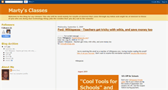 Desktop Screenshot of martysclasses.blogspot.com