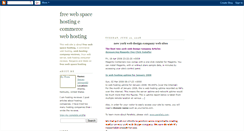 Desktop Screenshot of free-web-space-hosting-42.blogspot.com