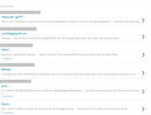 Tablet Screenshot of cakesandbeans.blogspot.com