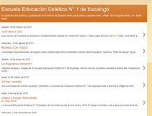 Tablet Screenshot of escuelaesteticaituzaingo.blogspot.com