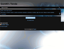 Tablet Screenshot of gorettistienda.blogspot.com