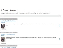 Tablet Screenshot of danboindonesia.blogspot.com