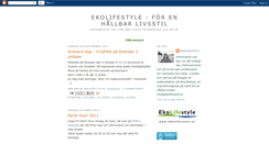 Desktop Screenshot of ekolifestyle.blogspot.com