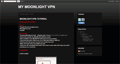 Desktop Screenshot of mymoonlightvpn.blogspot.com