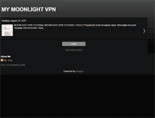 Tablet Screenshot of mymoonlightvpn.blogspot.com