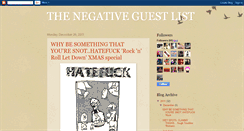 Desktop Screenshot of negativeguestlist.blogspot.com