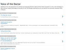 Tablet Screenshot of drvoice.blogspot.com