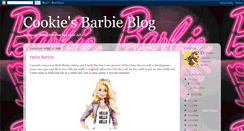Desktop Screenshot of cookiesbarbies.blogspot.com