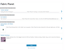 Tablet Screenshot of fabricplanet.blogspot.com