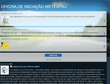 Tablet Screenshot of oficinainiciacaoteatro.blogspot.com
