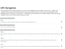 Tablet Screenshot of gpsnavigationreviews.blogspot.com