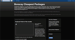 Desktop Screenshot of boracay-cheapest-packages-philippines.blogspot.com