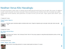 Tablet Screenshot of neslihankilic.blogspot.com