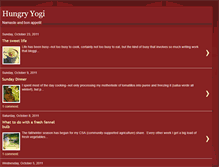 Tablet Screenshot of hungryyogi.blogspot.com