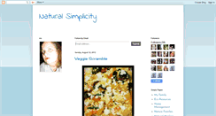Desktop Screenshot of natural-simplicity.blogspot.com