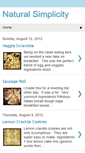 Mobile Screenshot of natural-simplicity.blogspot.com