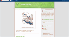 Desktop Screenshot of animallawonline.blogspot.com