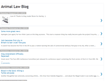 Tablet Screenshot of animallawonline.blogspot.com