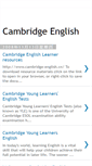 Mobile Screenshot of cambridge-english.blogspot.com