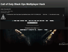 Tablet Screenshot of cod-blackopsmultihack.blogspot.com