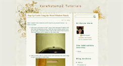 Desktop Screenshot of karenstampztutorials.blogspot.com