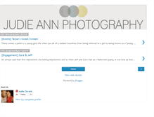 Tablet Screenshot of judieannphotography.blogspot.com