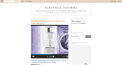 Desktop Screenshot of berguedainforma.blogspot.com
