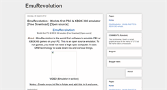 Desktop Screenshot of emurevolution.blogspot.com