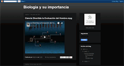 Desktop Screenshot of labiologiaysuimpotancia.blogspot.com