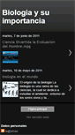 Mobile Screenshot of labiologiaysuimpotancia.blogspot.com
