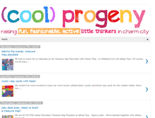 Tablet Screenshot of coolprogeny.blogspot.com