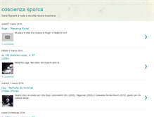 Tablet Screenshot of coscienzasporca.blogspot.com