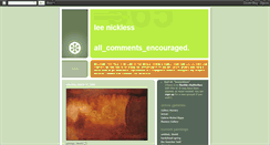 Desktop Screenshot of leenickless.blogspot.com