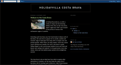 Desktop Screenshot of holidayvillacostabrava.blogspot.com