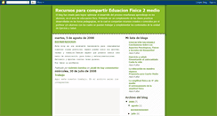 Desktop Screenshot of ejercicioysalud2medio.blogspot.com