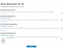 Tablet Screenshot of musicedforall.blogspot.com
