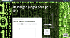 Desktop Screenshot of descargarjuegospc1link.blogspot.com