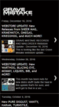 Mobile Screenshot of gravemistakerecords.blogspot.com