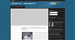 Desktop Screenshot of coconutoilhair.blogspot.com