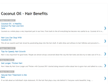 Tablet Screenshot of coconutoilhair.blogspot.com