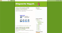 Desktop Screenshot of diegoechevagyok.blogspot.com